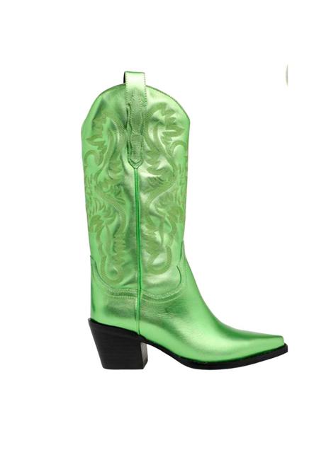 Imagen - Botas cowboy en verde de Jeffrey Campbell. Foto: Au Revoir Cinderella.