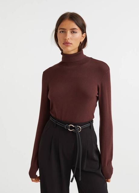 Imagen - Jersey básico con cuello vuelto