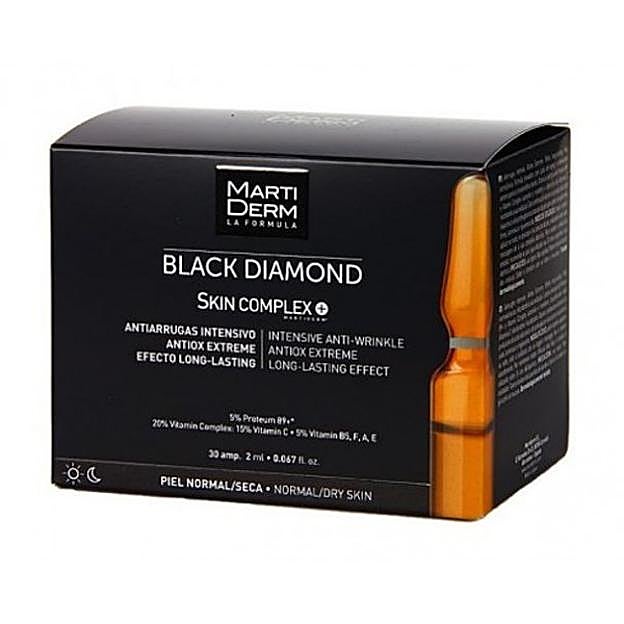 Black Diamond Skin Complex Ampollas Antiarrugas de Martiderm.