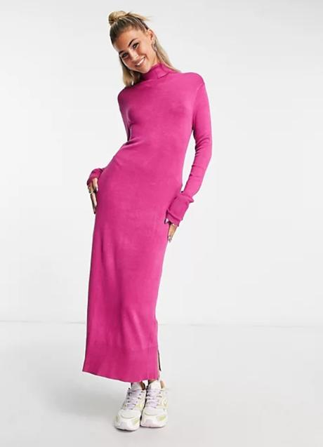Imagen - Vestido fucsia de JJXX, 65,99 euros en ASOS.