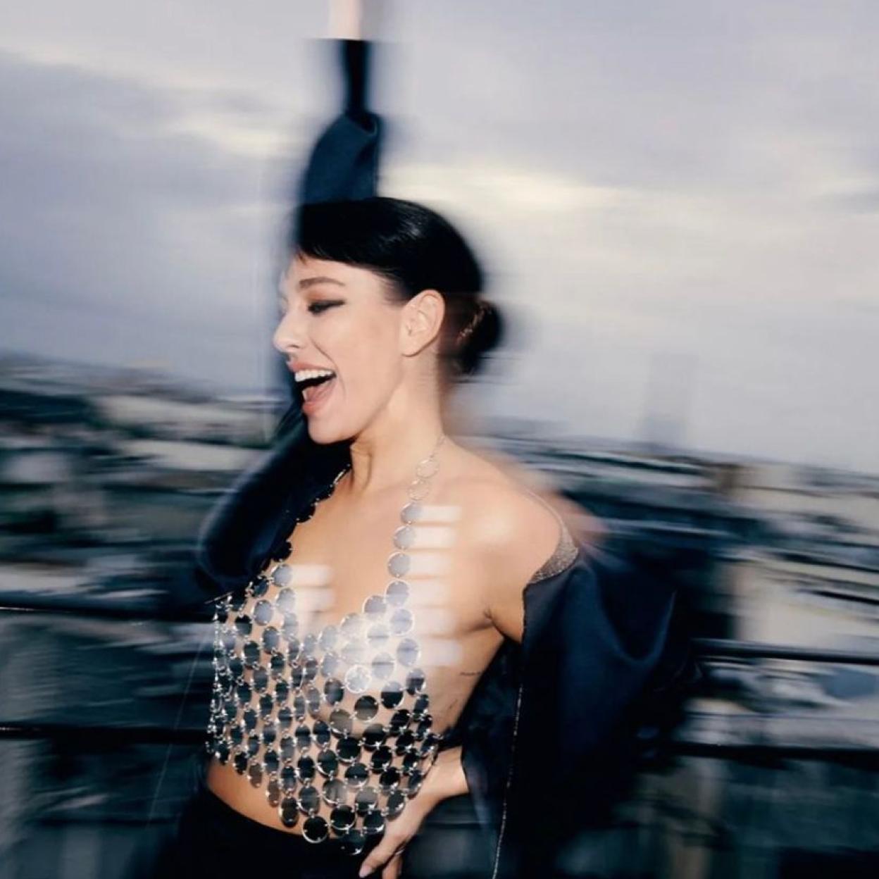 La actriz Blanca Suárez durante el show de la marca Etam en la Semana de la Moda de París.