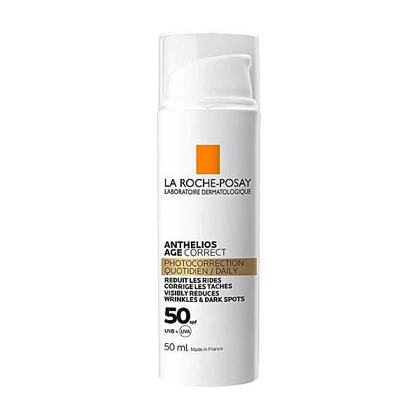 Anthelios Age Correct SPF50 Color de La Roche Posay, a la venta en LookFantastic por 22,95 euros.