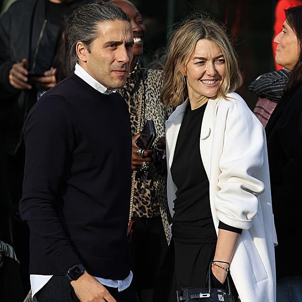 Marta Ortega con un abrigo de Zara.