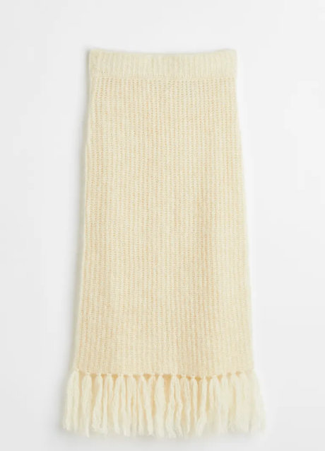 Imagen - Falda de lana y mohair de H&M, 49,99€.