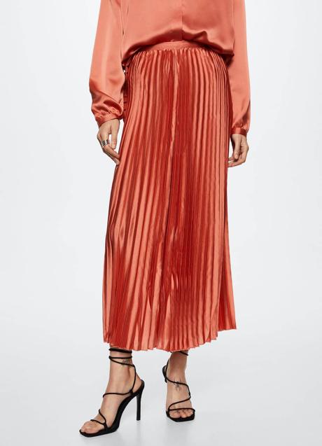 Imagen - Falda plisada satinada, 39,99€.