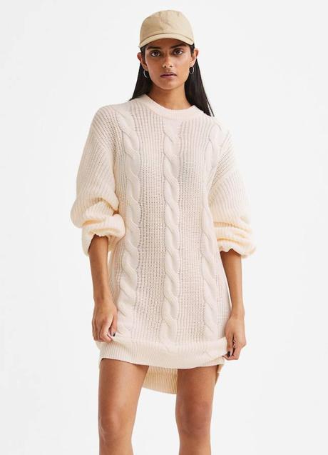 Imagen - Vestido corto de punto trenzado