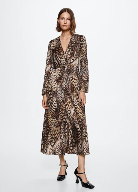 Imagen - Vestido midi animal print