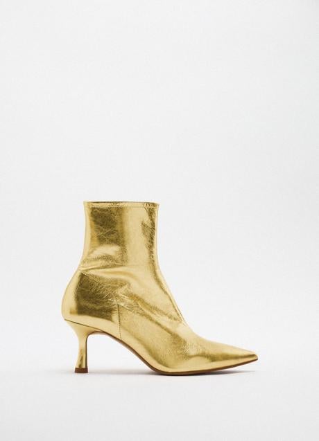 Imagen - Botines metalizados de Zara, 69,95€.