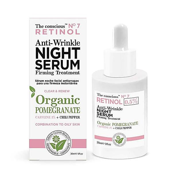 Nº7 Anti-Wrinkle Night Serum Firming Treatment de The Conscious