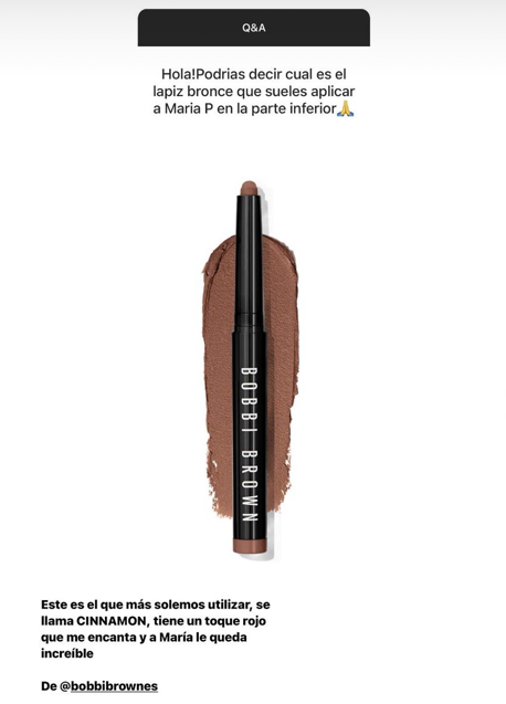 Imagen - Captura de los stories de Inés Castaños contestado a sus seguidores sobre el maquillaje de María Pombo. Foto: @ines.castanos