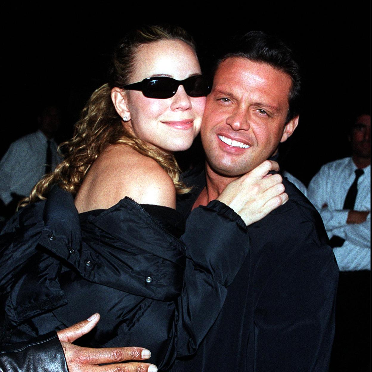 Mariah Carey y Luis Miguel en Los Ángeles, en 2001.