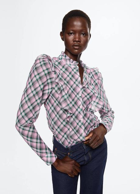 Imagen - Camisa de cuadros romántica