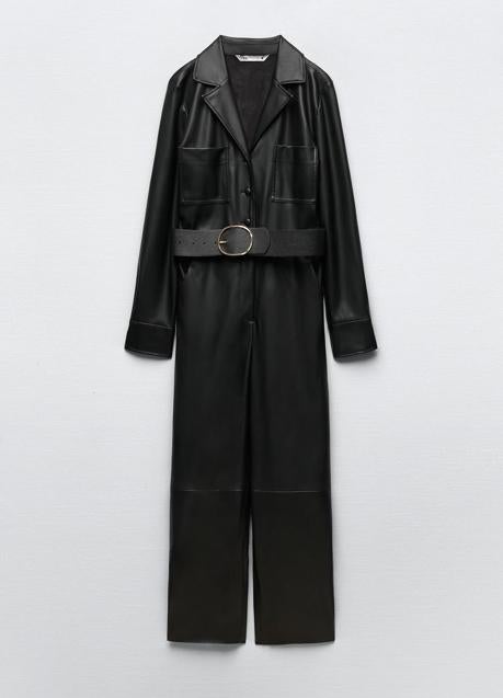 Imagen - Este mono de cuero es la mejor opción para las más atrevidas/ZARA