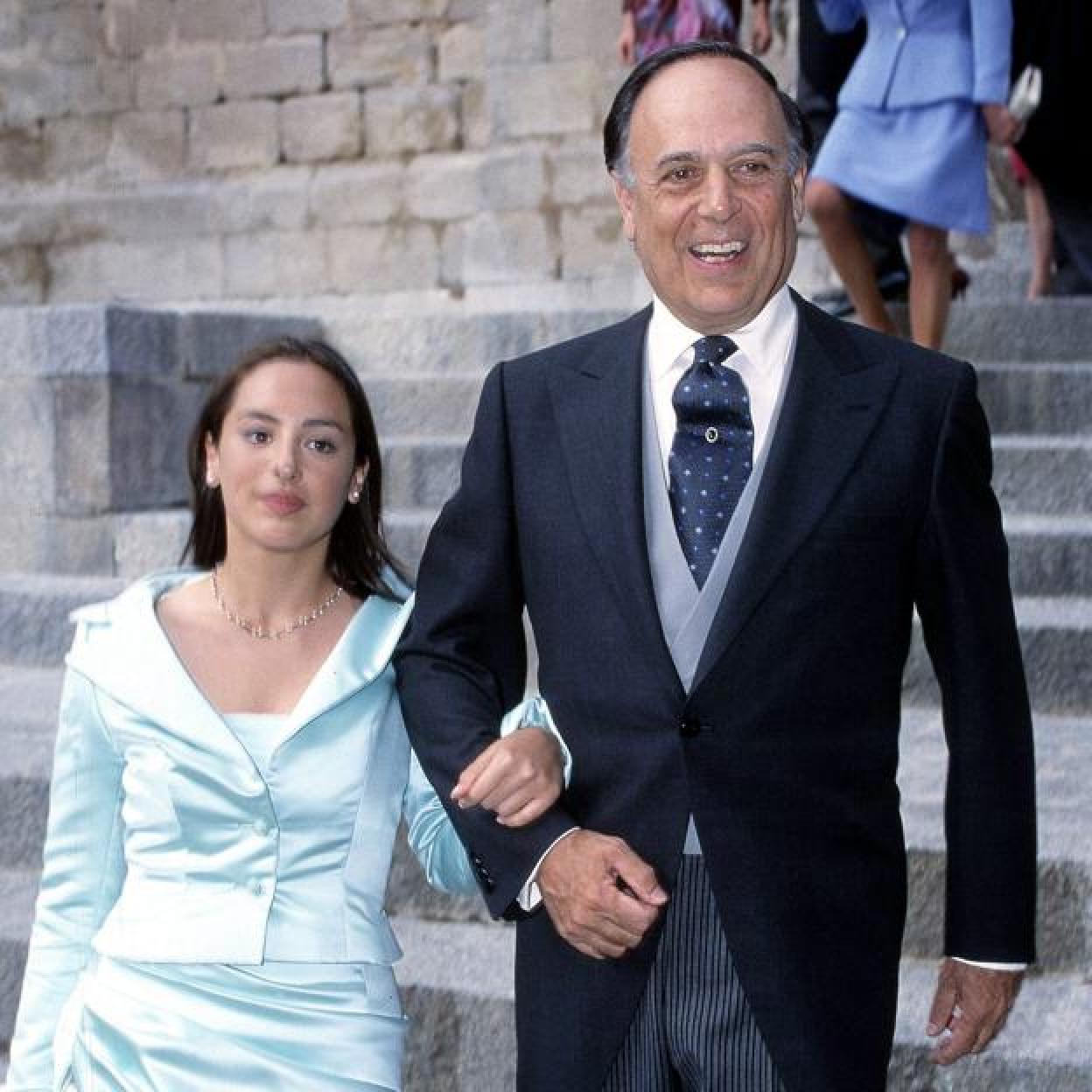 Tamara Falcó y su padre Carlos Falcó, marqués de Griñón.
