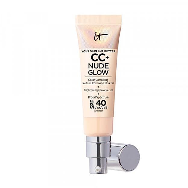 It Cosmetics CC+ Nude Glow Base de Maquillaje SPF 40.