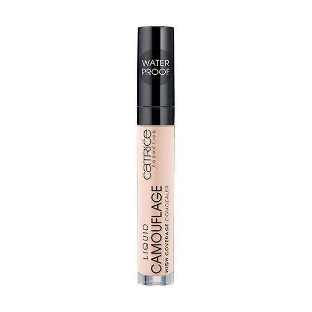 Catrice Liquid Camouflage contiene una cobertura que aguanta todo el día. Es resistente al agua. También cuenta con una aplicador biselado para un maquillaje perfecto. Es de Catrice. Precio: 3,17 €. Cómpralo aquí