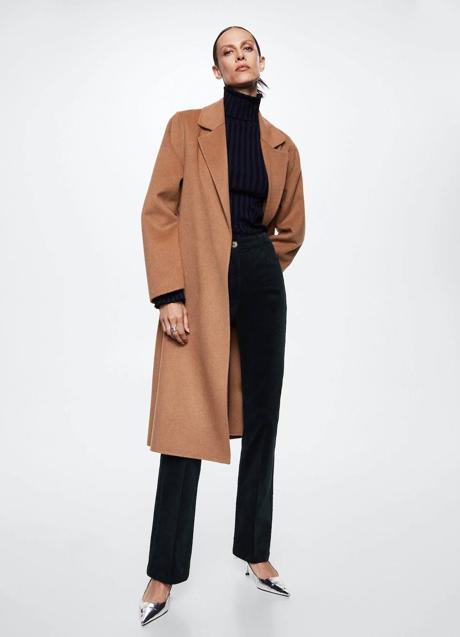 Imagen - Pantalón de pana flare en azul oscuro