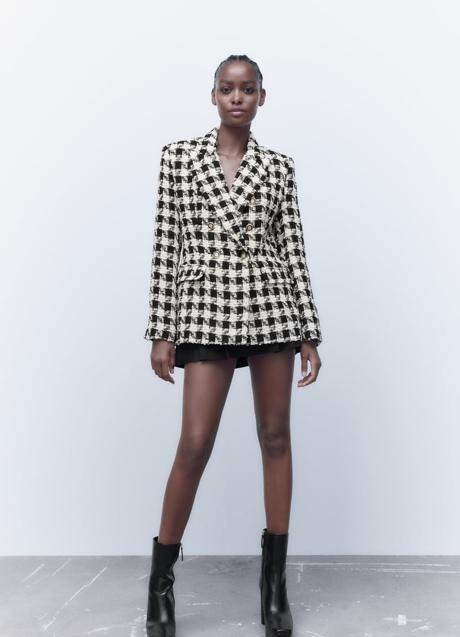 Imagen - Americana de cuadros de Zara, 49,95€.