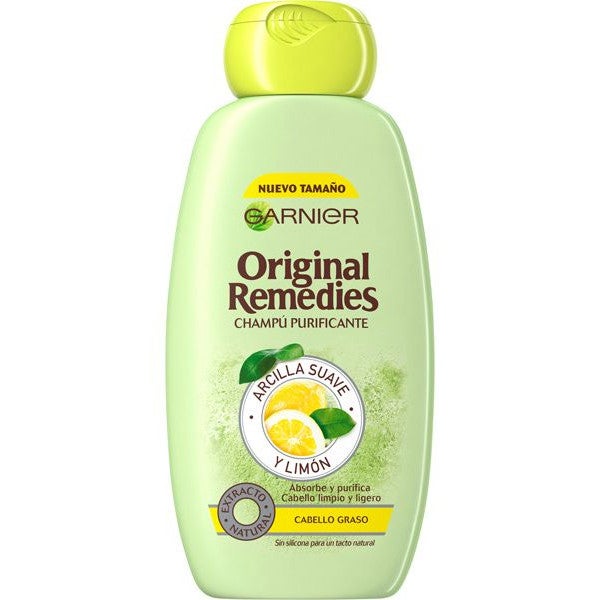 Champú de arcilla suave y limón de Original Remedies de Garnier.