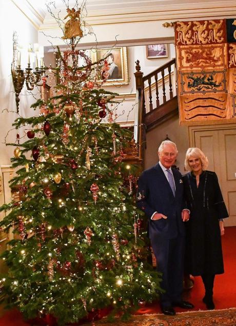Imagen - Carlos y Camilla junto a su árbol de Navidad en Clarence House. Foto: Instagram @clarencehouse