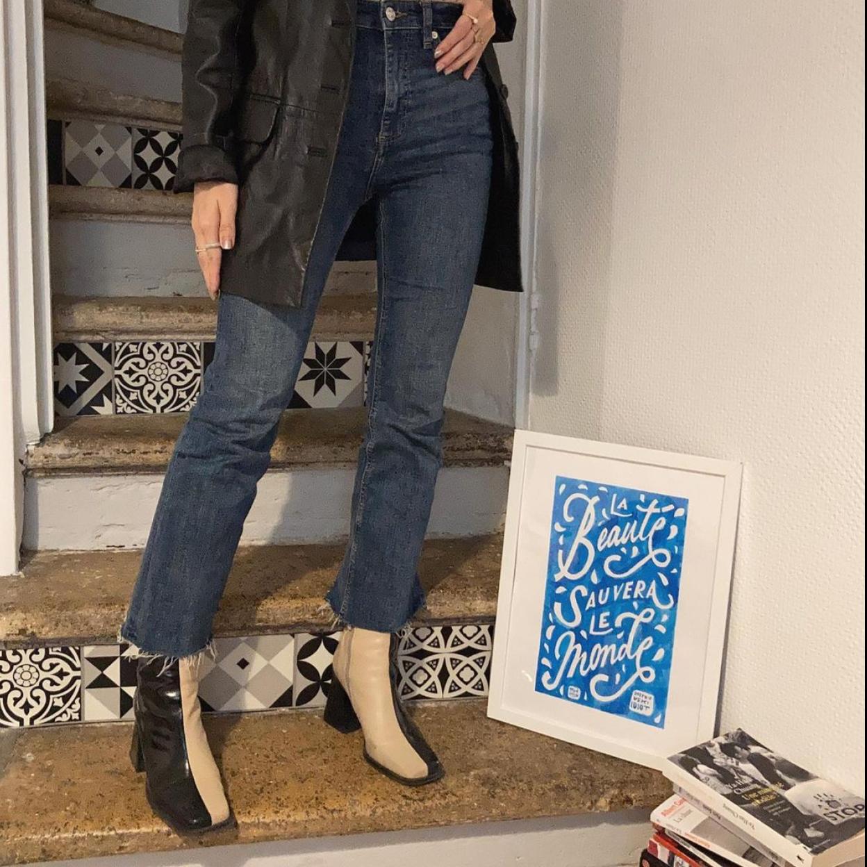 Las botas bicolor arrasan en Instagram.