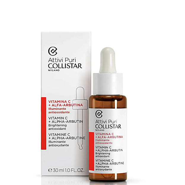 Antioxidante Luminoso Attivi Puri Vitamina C y Alfa Arbutina de Collistar.