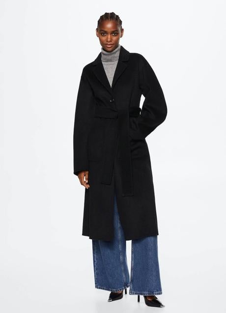 Imagen - Abrigo negro tipo batín