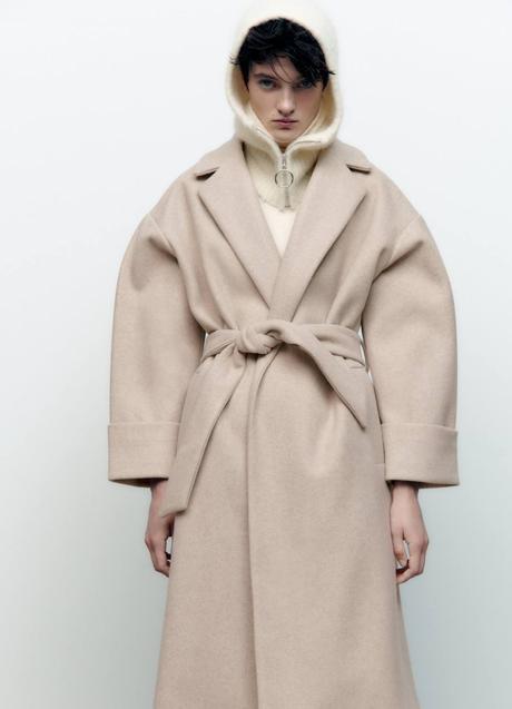 Imagen - Abrigo soft tipo batín en beige