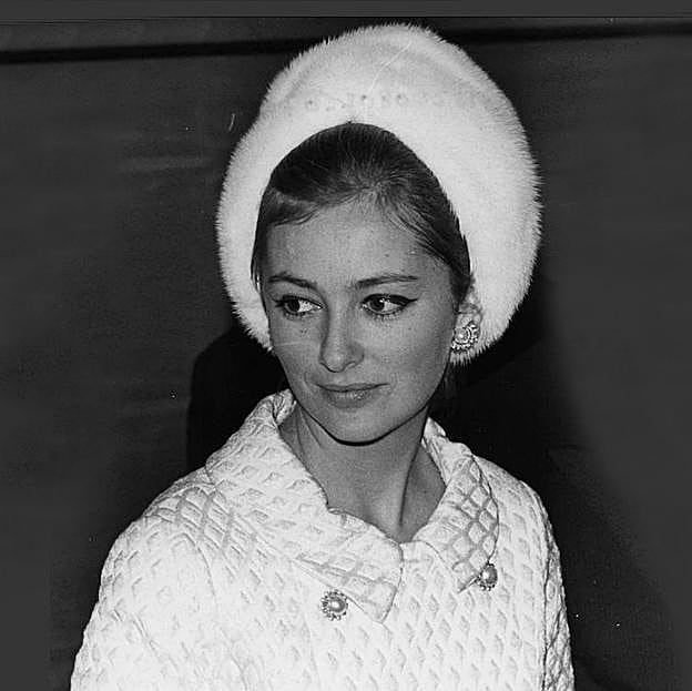 La princesa Paola de Bélgica de joven.