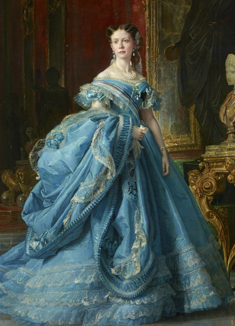 Imagen - Eugenia de Montijo, en un retrato de Franz Xaver Winterhalter, conservado en el palacio de Liria.