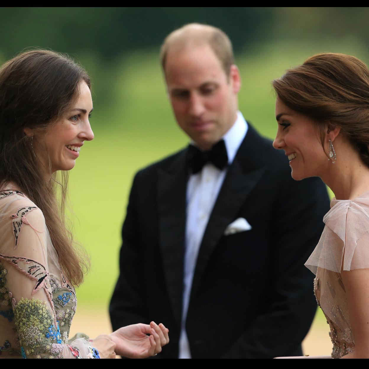 Kate Middleton, Rose Hanbury y Guillermo de Inglaterra.