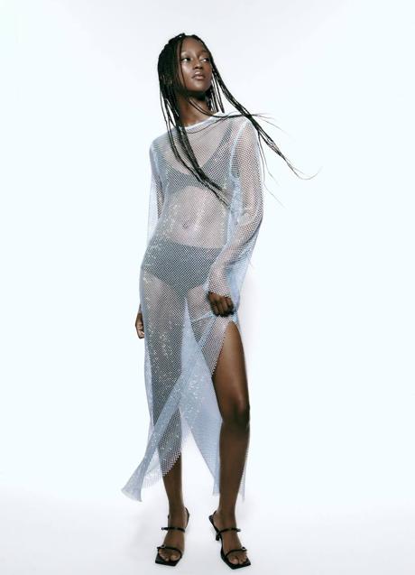 Imagen - Vestido de red con brillos