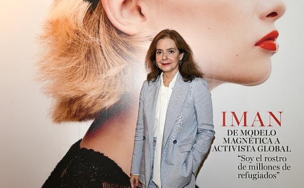 Lourdes Garzón, directora de Mujerhoy, durante la entrega de los XI Premios Belleza Mujerhoy.