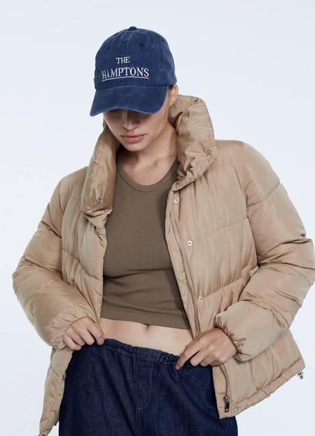 Imagen - Abrigo acolchado corto con cuello alto