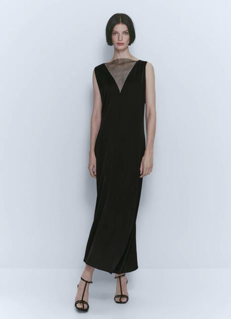 Imagen - Vestido malla de Massimo Dutti. Foto: Massimo Dutti.