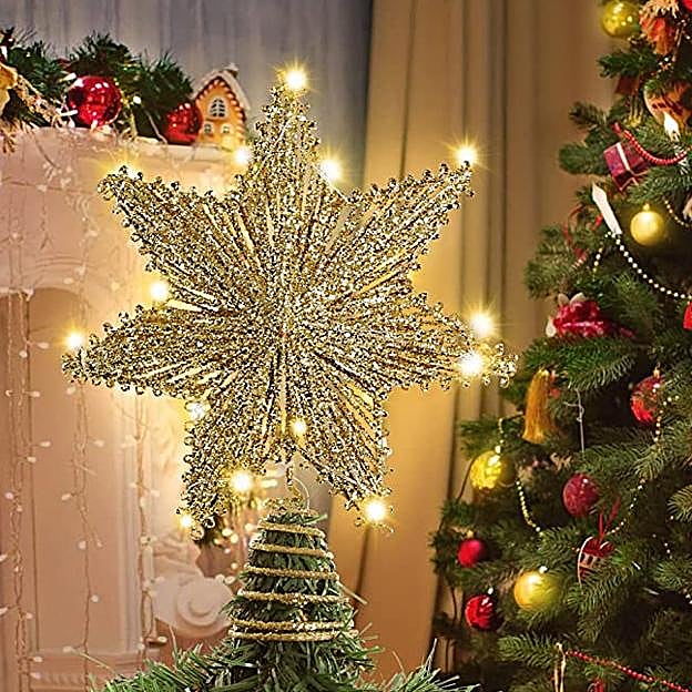 Estrella para el Árbol de Navidad Lanpn