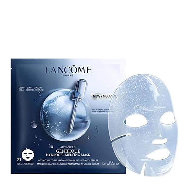 Mascarilla facial Advanced Génifique Hidrogel de Lâncome (10,95 euros).