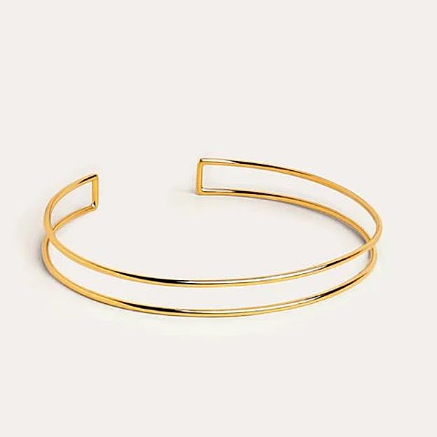 Chocker Double Ring Oro