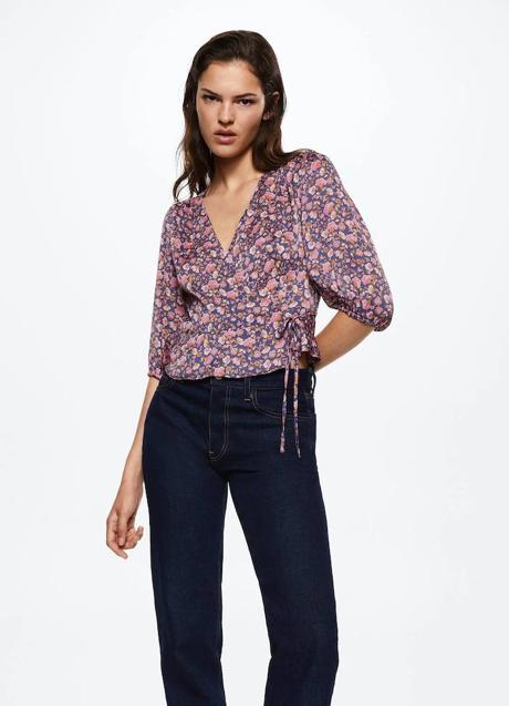 Imagen - Blusa con floral print rosa