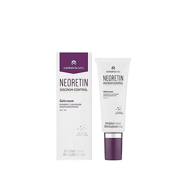 Neoretin Discrom Control Gelcream Despigmentante SPF50.