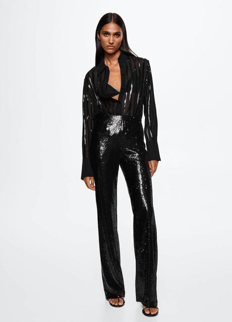 Imagen - Pantalón de lentejuelas negro