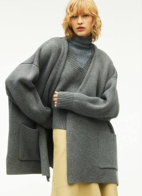 Imagen - Abrigo de punto oversize cruzado