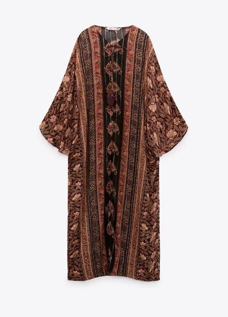 Imagen - El caftán estampado de Zara.