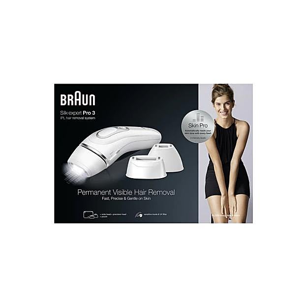 Depiladora con luz pulsada Silk-expert Pro 3 PL3230 de Braun.