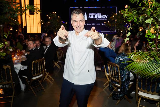 El chef Ramón Freixa, artífice de la cena de los Premios Mujerhoy.