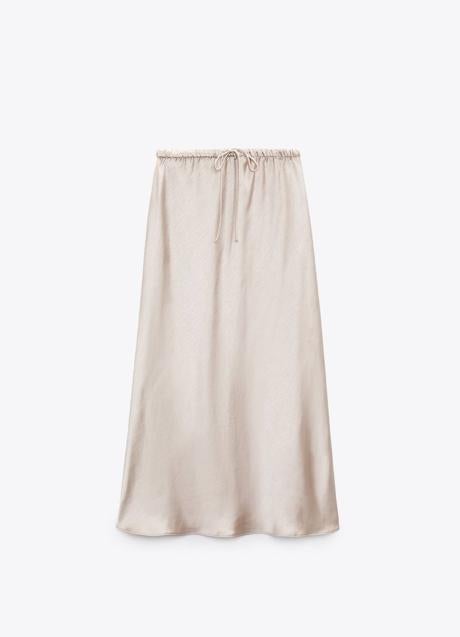 Imagen - Falda midi satinada