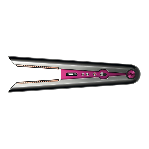 La plancha de pelo Dyson Corrale Fucsia es la única plancha con placas flexibles que se amoldan para formar al cabello. Tiene control inteligente del calor y ofrece el rendimiento térmico de una plancha con cable y se recarga totalmente en solo 70 minutos. Cómpralo aquí