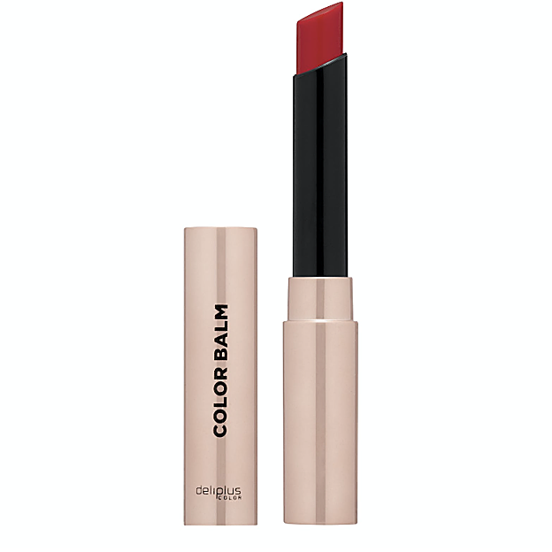 Bálsamo labial en color rojo de Deliplus tono 05.