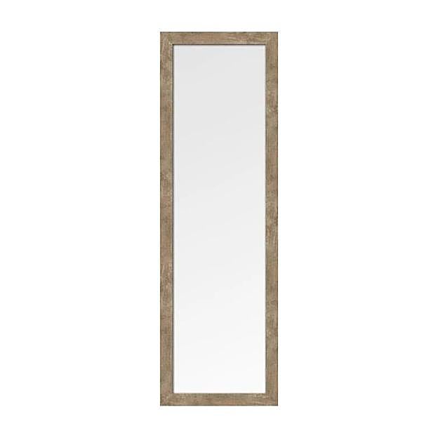 Espejo enmarcado rectangular Harry Pie beige 149x47cm.