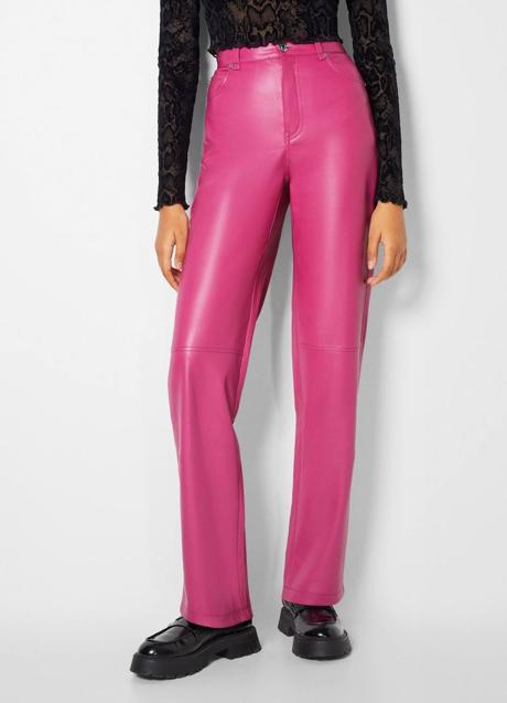 Imagen - Pantalón efecto piel rosa